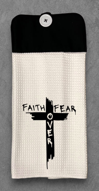 Faith Over Fear Cross